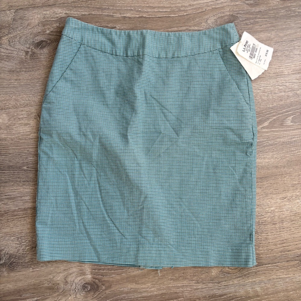 ✨NWT✨L.L. Bean Houndstooth Pencil Skirt